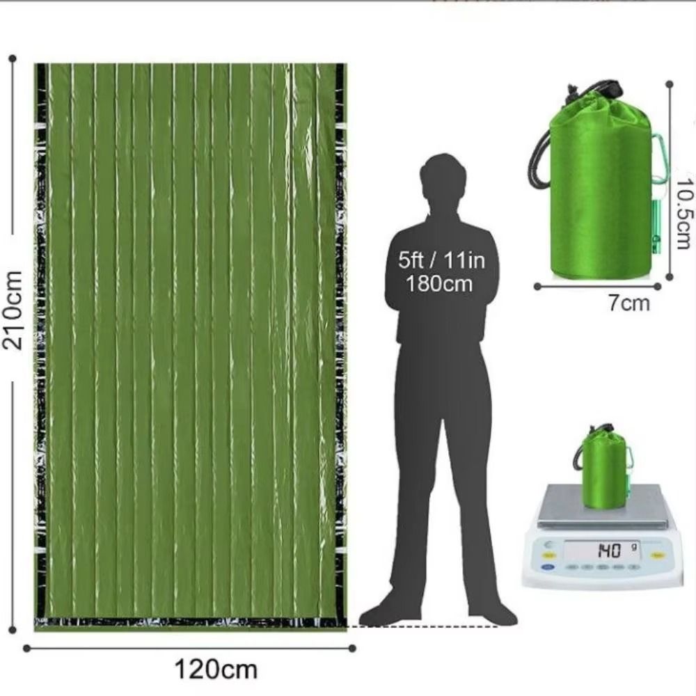 With Storage Bag Survival Sleeping Bag Waterproof Emergency Survival Blanket Outdoor