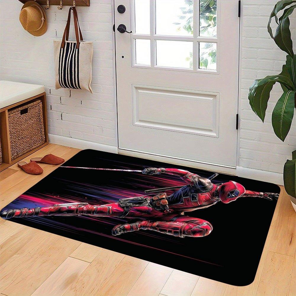 1pc Marvel Doormat Superhero Themed Floor Rug for Entryway/Doorway/Foyer, Non Slip Indoor Outdoor Mat, Ideal Gift for Marvel 40x60cm