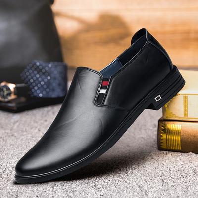 Fashion Luxury Brand Banquet Men's Dress Shoes Massage Sole Comfortable Loafers Office Business Commuting Men's Genuine Leather Shoes