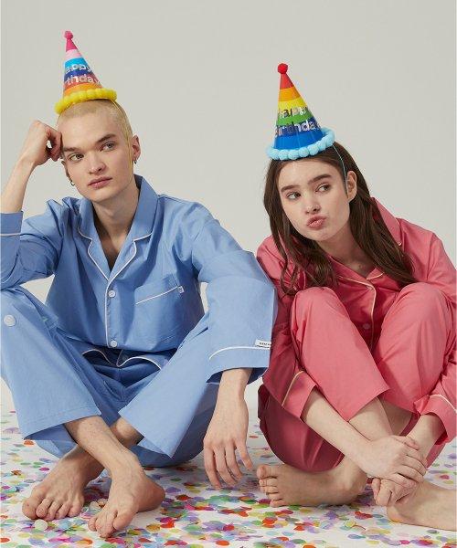 

[Sleepy cat] Starlight Cotton Pajama Couple 2-Set 4-Color [Shipped from Korea] 100% Authentic Men Black Men Black