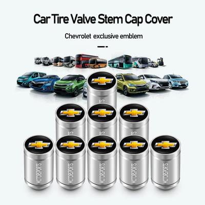 4Pcs Car Wheel Tire Valve Caps Covers Auto Accessories For Cruze Cobalt Silverado Beat Groove Lacetti Niva Avalanche