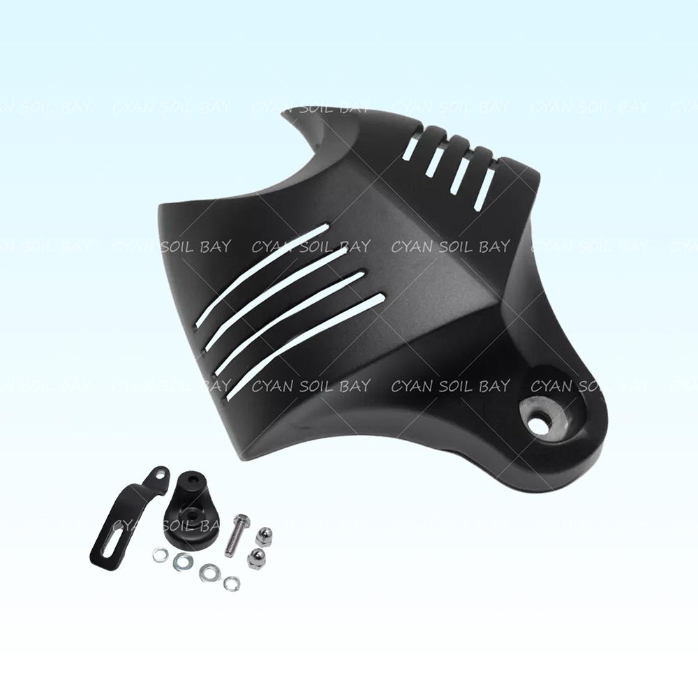 For Harley Dyna Glide Street FXDB Fat Bob Twin Cam 88 96 Electra EVO D25 Aluminum Motorcycle V-shield Stock Cowbell Horn Cover