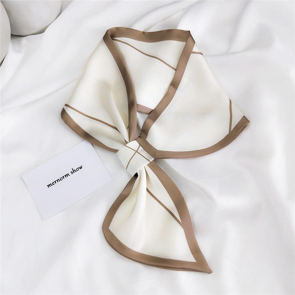 Nové šatky Hodvábne šatky Dámska jarná a jesenná sezóna Dlhé dekoratívne profesionálne šatky Letné tenké štýly spárované s košeľami Štýlové