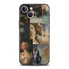 Mona Lisa Van Gogh Oil Painting Art Luxury Phone Case For iPhone 13 15 14 12 11 Pro MAX XR X SE XS 7 8 Plus Soft Black Cover