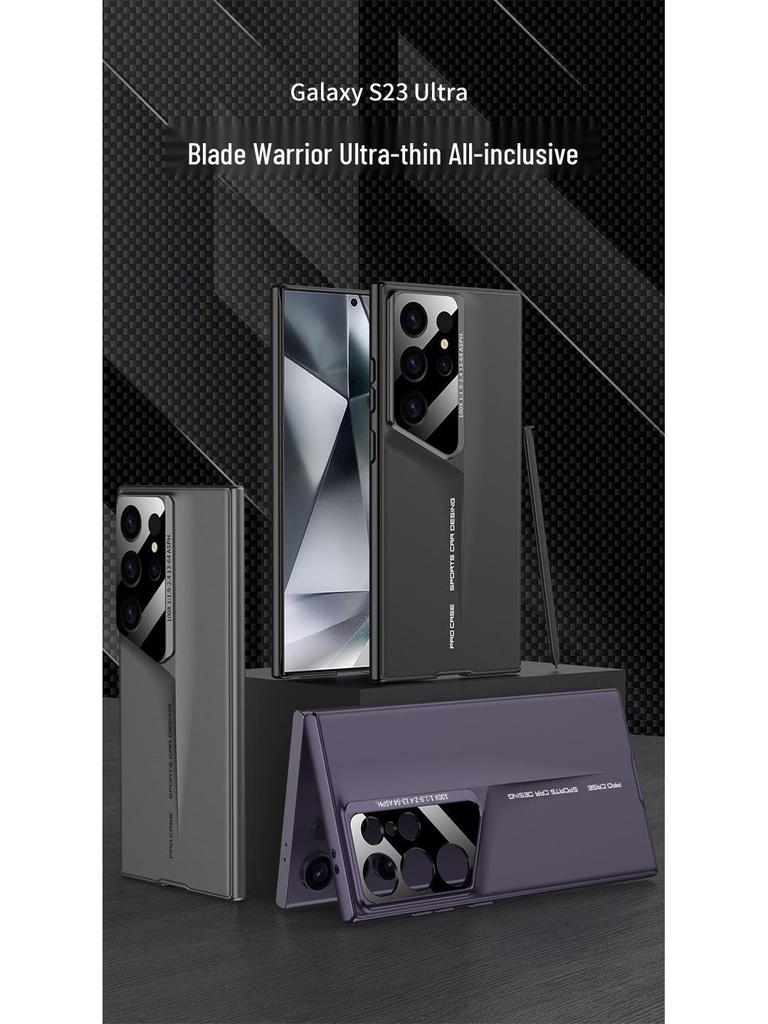 Samsung S25 Ultra-Thin Blade Warrior Matte Anti-Drop Hard Shell Phone Case