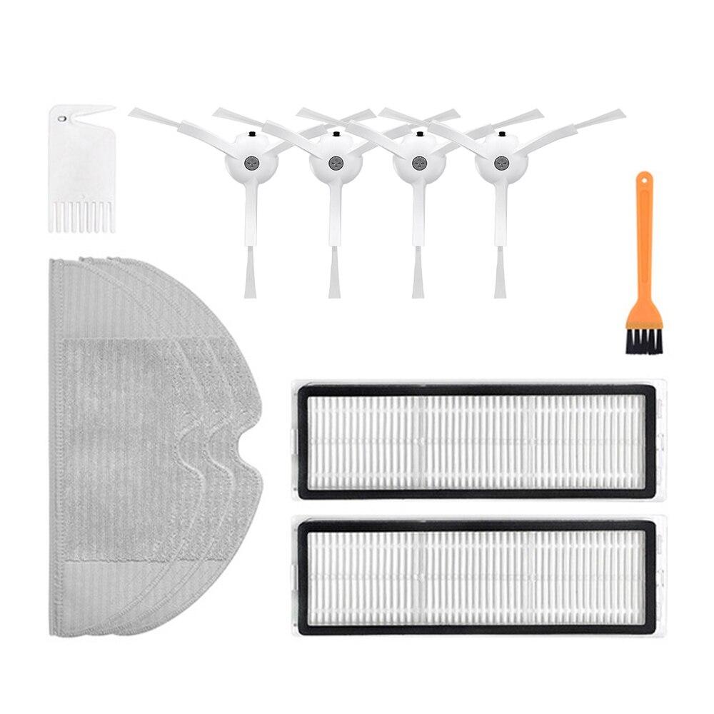 HEPA-filter + sidebørste + hovedbørste for Xiaomi MI Robotstøvsuger 2 Roborock S50 S51 støvsugerdeler, tilbehør
