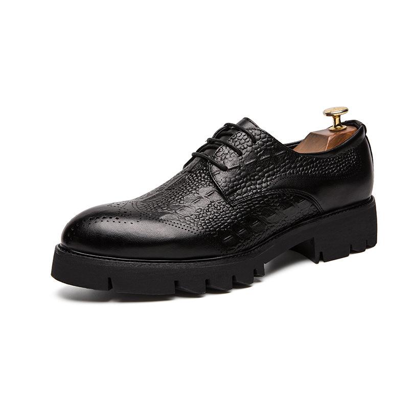 Men's shoes business dress leather shoes men's British style retro lazy shoes small leather shoes one pedal casual shoes