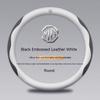 For MG ZS E-HS EV MG3 MG5 MG6 Trophy MG7 EZS 3SW Cyberster Carbon fiber Leather Car Steering Wheel Cover Anti-slip Breathable wue1
