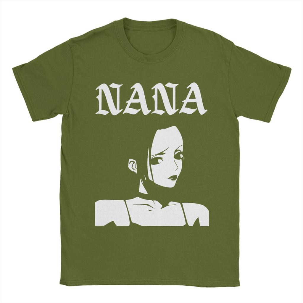 Print Nana Osaki T Shirt For Men Women Round Neck Short Sleeve Clothes  Cotton Summer Top Tee