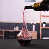 European Crystal Waterfall Wine Decanter: High-End Rapid Pour Straight-Edge Design