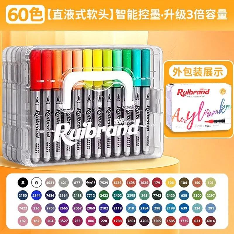 Doppelspitziger Acryl- & Aquarellmarker für Kinder & Schüler