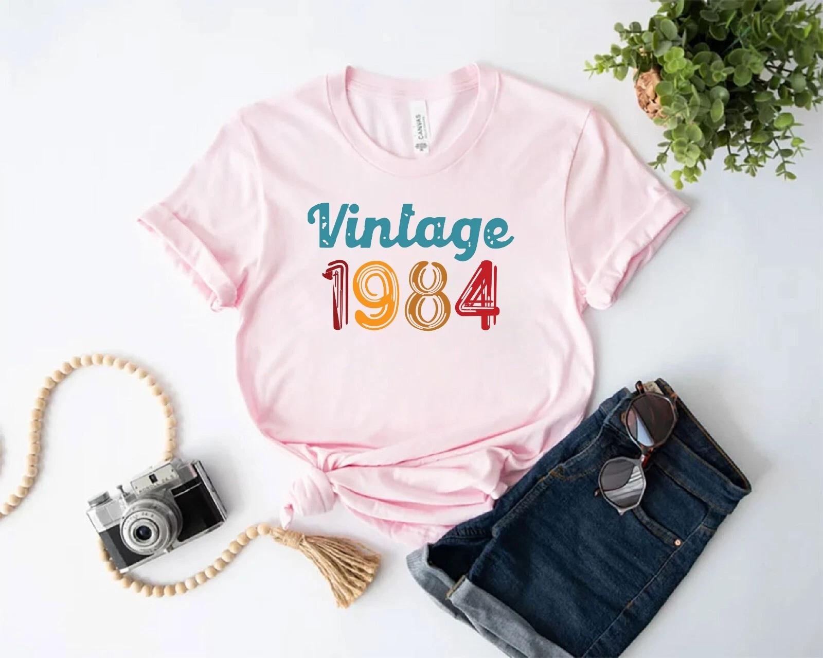 Personalized month 50th Birthday T-Shirt for Mens & t-shirt ,Vintage 1984 S