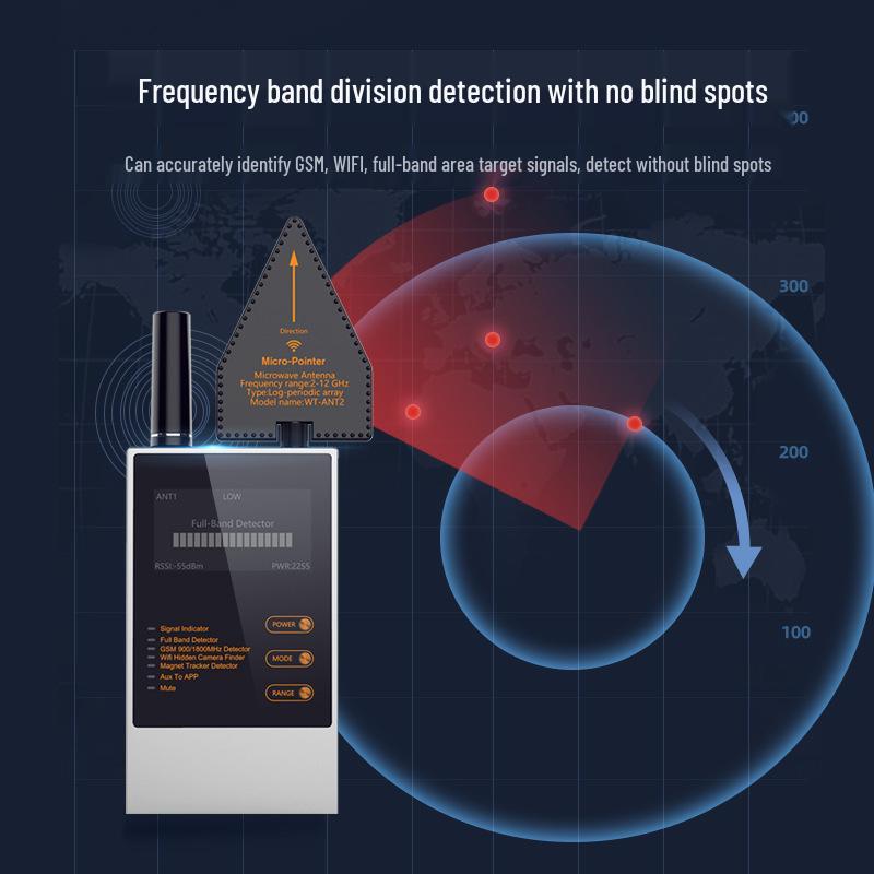 WT10 GPS Signal Finder & Anti-Eavesdropping Device
