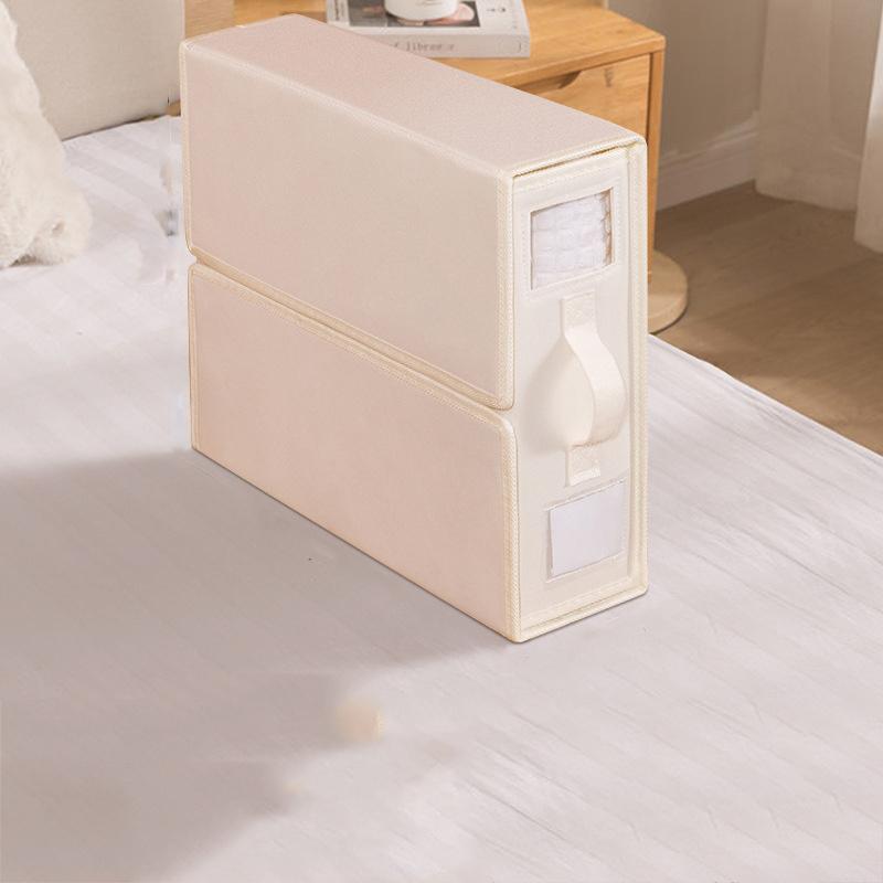 brown/beige/black/grey 1pc Foldable Bed sheet&curtain&Blanket storage box with Handle&zipper,High Capacity Bed sheet Storage Organizer.