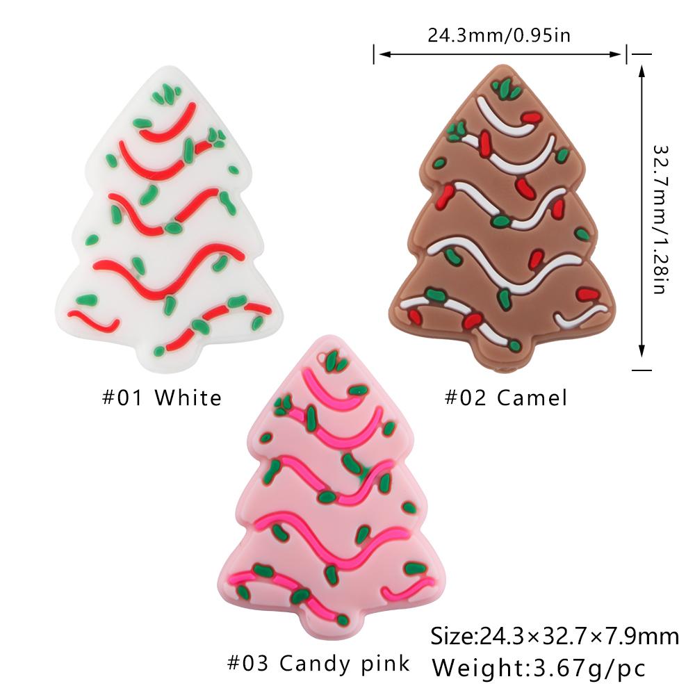 5Pcs Silicone Beads Focus Beads For Jewelry Making DIY Pacifier Chain Bracelet Accessories