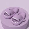 Cute Shark Slippers 4CM Platform Women Men Indoor Bathroom Slides Couples Summer Shoes Soft EVA Female Male Beach Flip Flops