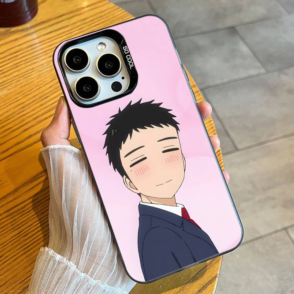 

For Couples My D-U Darling Marin Printed Phone Case For iPhone 16 17 15 14 12 13 Pro Max Black Candy Matte Shockproof Cover iPhone16promax