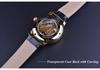 Forsining Men's Retro Skeleton Mechanical Watch