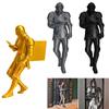 Figurine Craft Medieval Knight Bookmark Holder Book Nook Ornament  For Book Lovers