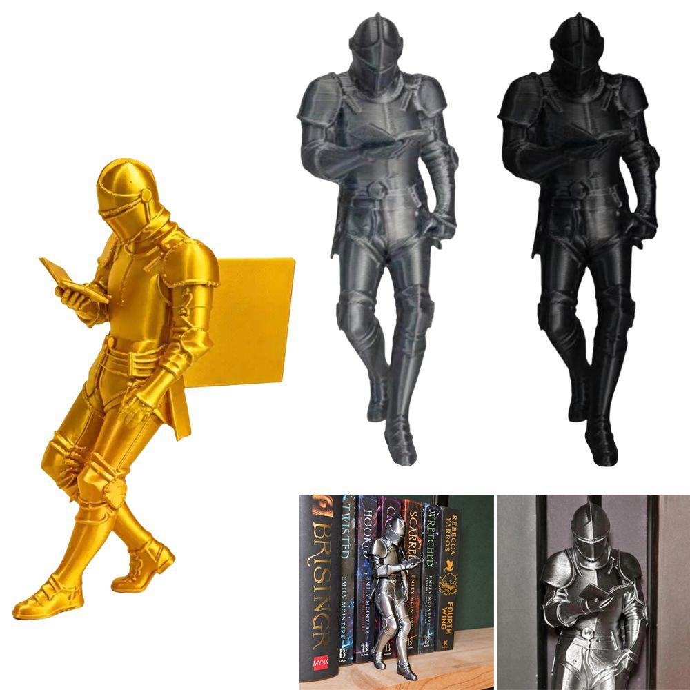 Figurine Craft Medieval Knight Bookmark Holder Book Nook Ornament For Book Lovers