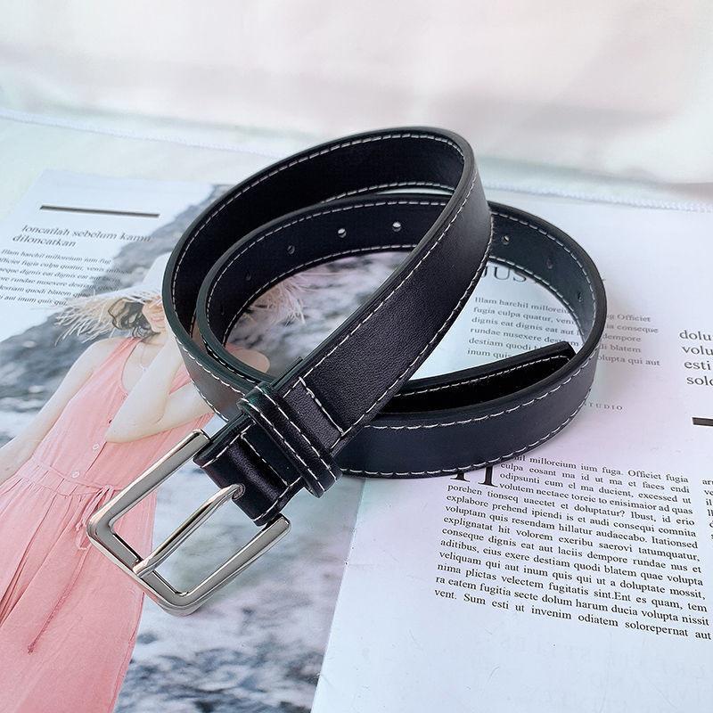 Stylish Pu Leather Waist Belt For Women Featuring Elegant Chic Buckle Design Perfect For Jeans
