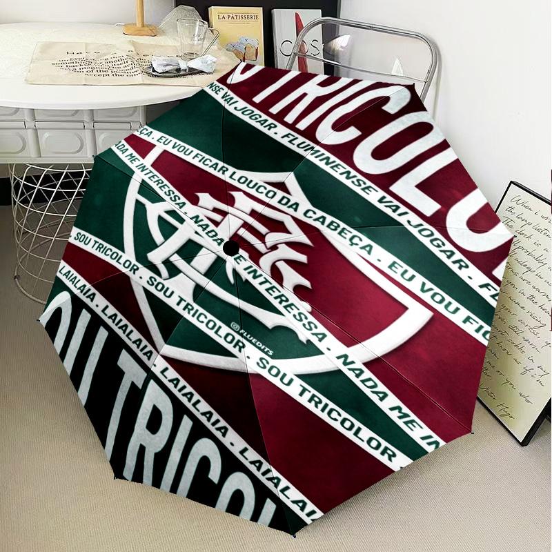 1PC Champions Celebration Printed Umbrella Folding umbrella, automatic umbrella 8-Frame for Travel, camping Fan gifts Christmas Gifts