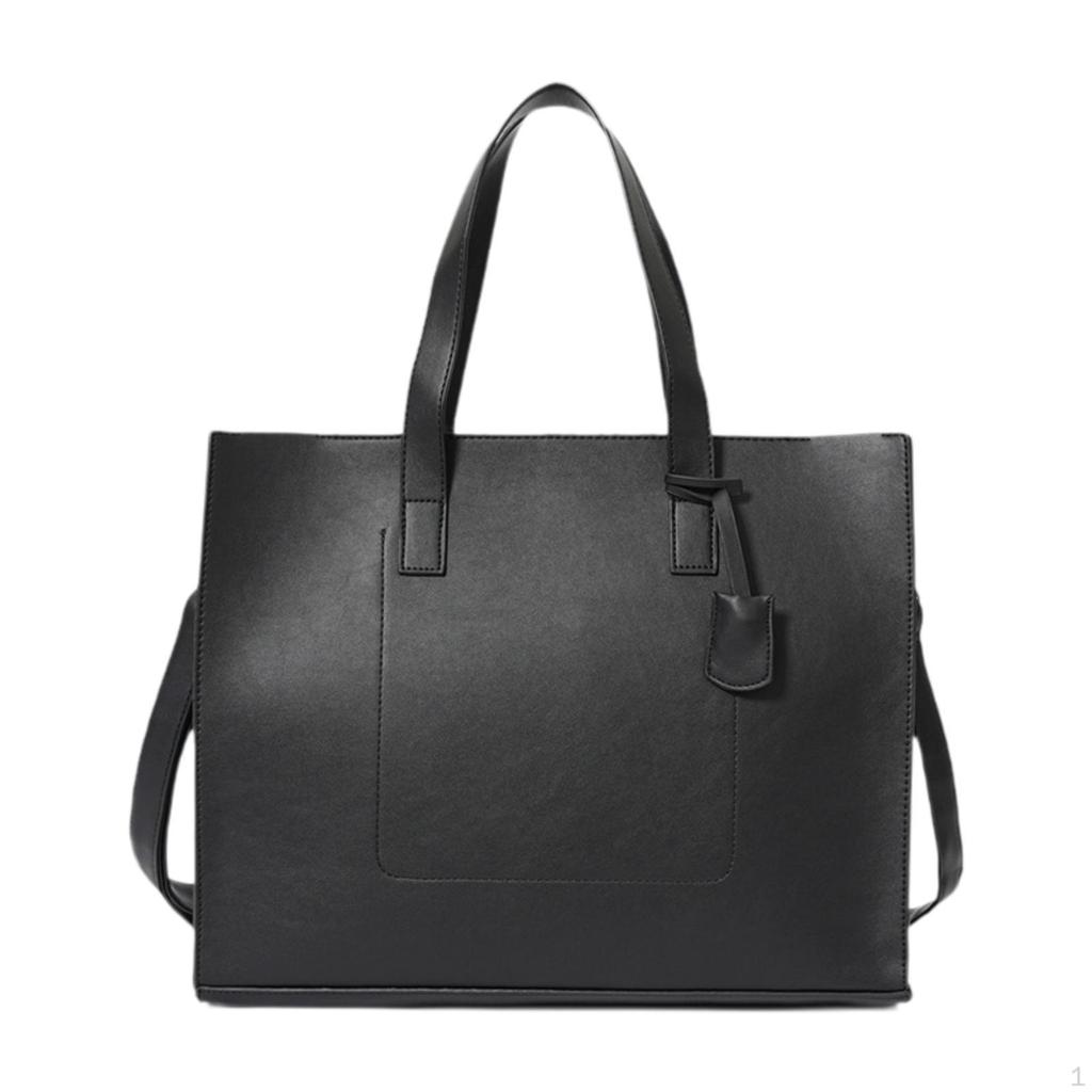Men's Classic Leather Tote Bag for Work And Travel