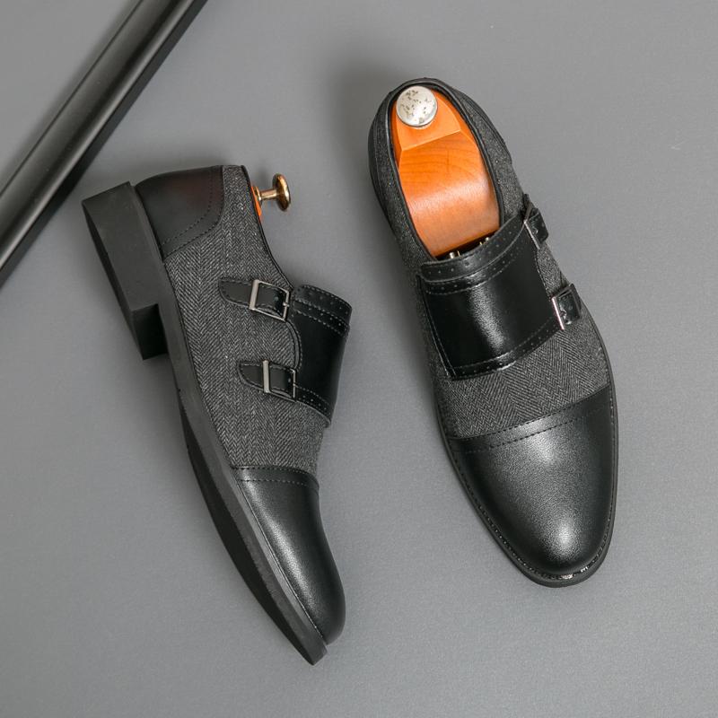 Fashion 2024 New Men Formal Italian Brand Business Shoes Men Brogue Shoes Oxford Leather Coiffeur Wedding Dress Elegant Shoes for Men