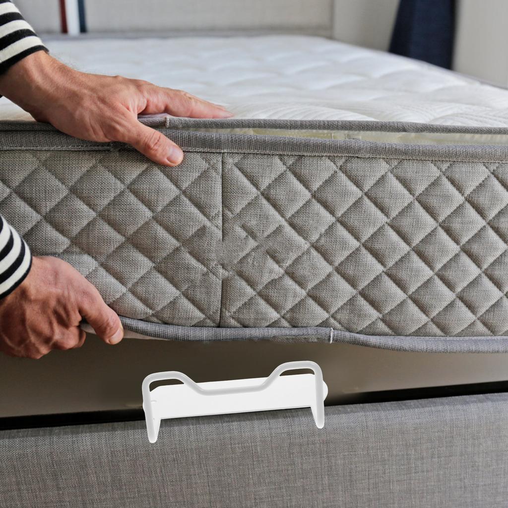 2 Stück Matratzenhalter Stange Heavy Duty Rutschfester Matratzenhalter für verstellbares Plattform Metallrahmen Bett Verhindert Verrutschen Verschleiß