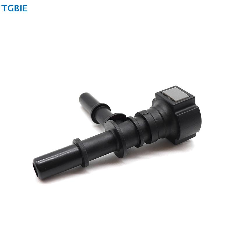[TL][Y]1 ud 9.49 Conector en T Manguera de Combustible de Coche Conector Rápido Conector Rápido para Manguera Adaptador de Tubería de Línea de Aceite de Nylon