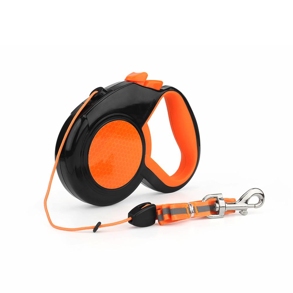 

Автоматические выдвижные светоотражающие поводки для собак длиной 3 м/5 м/8 м, тяговый трос для собак, кошек, поводок для выгула домашних животных, автоматический удлинитель S 3 Meter оранжевый