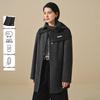 Inman Women's 2025 Winter Alpaca Wool & Silk Double-Sided Coat