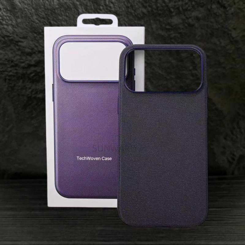 Original Technology Woven Fabric For Magsafe Magnetic Phone Case For iPhone 17 Air 16 15 14 Plus 13 12 11 18 Pro Max Boxed Cover