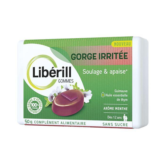 LIBERILL gommes gorge irritée boite de 50g
