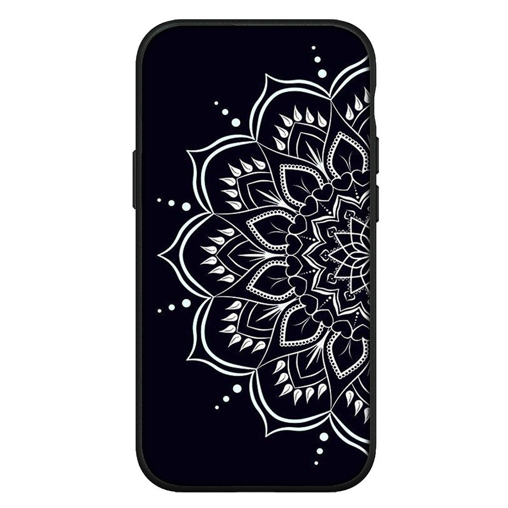 Dla iPhone 16 15 Xiaomi Redmi Note 14 13 12 11 Pro Max X 8 16e Samsung Galaxy S25 S24 S23 Moto OPPO Huawei Tekstura Kwiatu Paisley Mandala Etui Kwiatowe