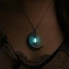Colar Brilhante da Lua Mulheres Colar de Personalidade Versátil Colar da Moda Colar Luminoso