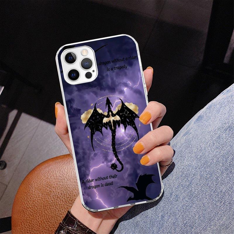 F-Fourth W-Wing Dragon Phone Case For iPhone 13 12 Mini 11 Pro Max XS XR X SE 7 8 Plus 5S 5 6S 6 Gift Print Cover Fundas