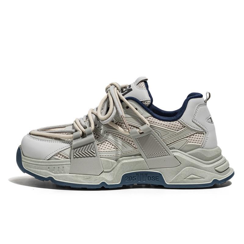 Dad Shoes Men's 2024 Spring New Thick-soled Heightening Casual Shoes Men's Versatile Sports Shoes B608