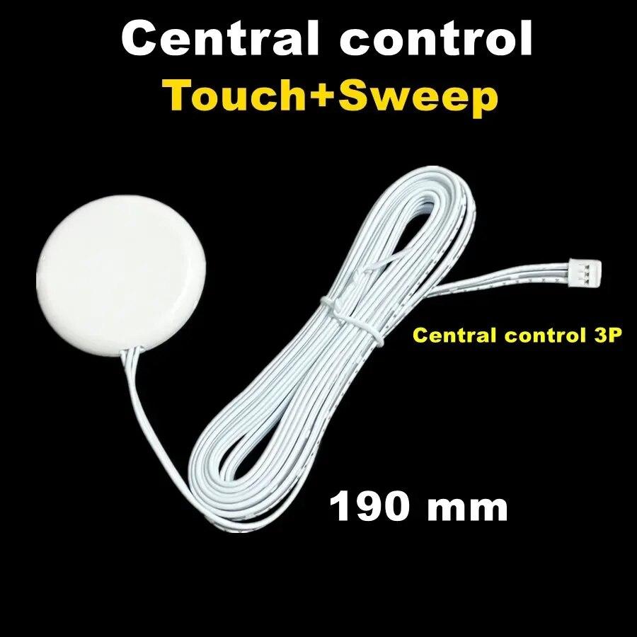 Sweep Dimmer Sensor Penetrating Switch DC 12V Wood Panel Touch Switch LED Dimmable Touch Sensing Hidden for Wood Home Lighting