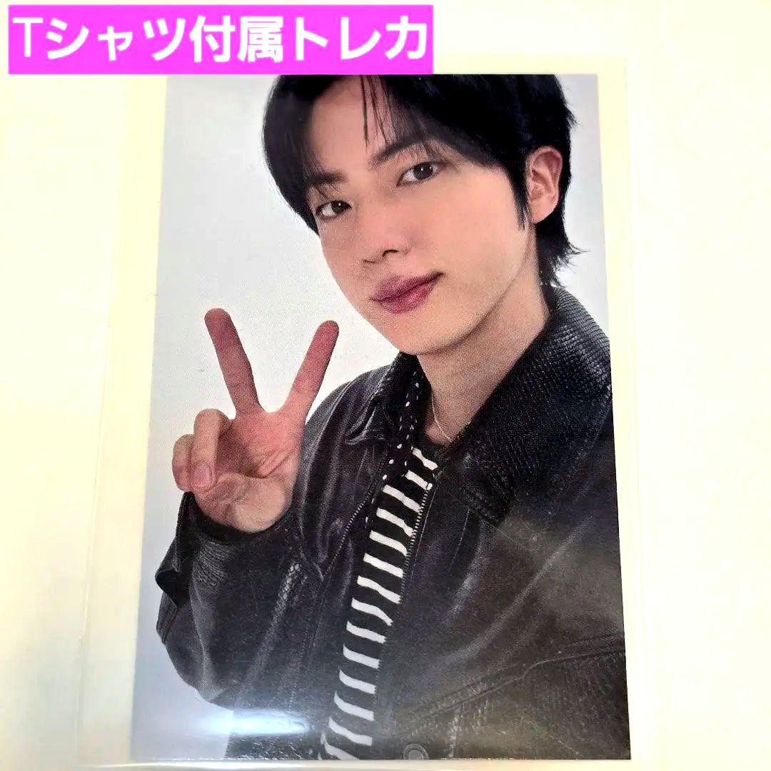 

[USED] Official BTS ECHO JIN Trading Card S/S T-shirt with Trading Card Jin