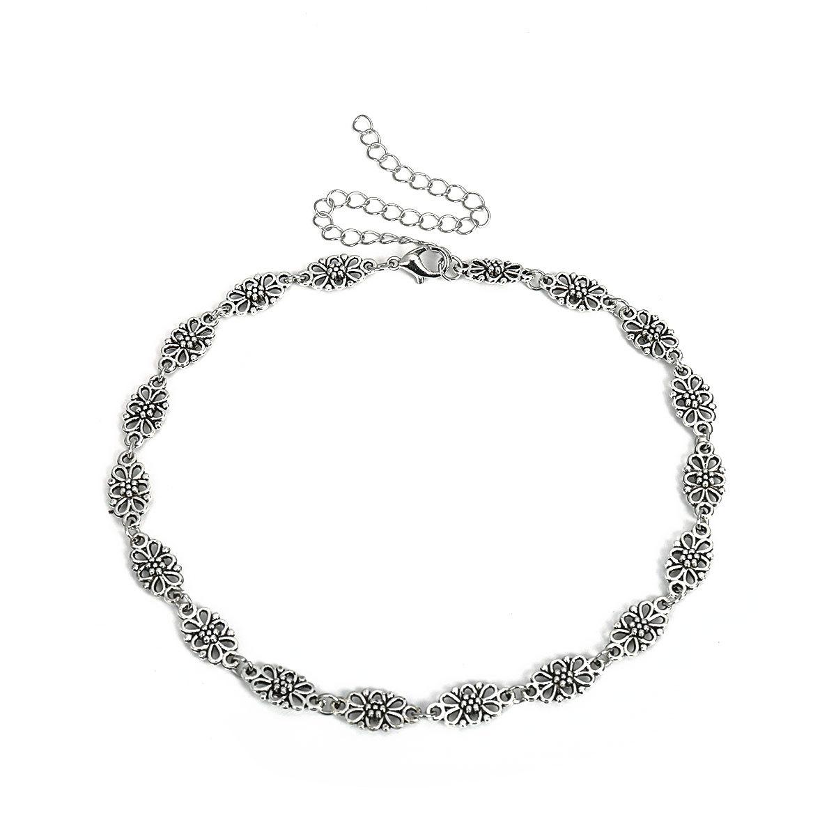 Ретро Мода Этнический Стиль Ювелирные Изделия, Персонализированное Многослойное Сплавное 3D Цифровое Подвесное Ожерелье Для Женщин