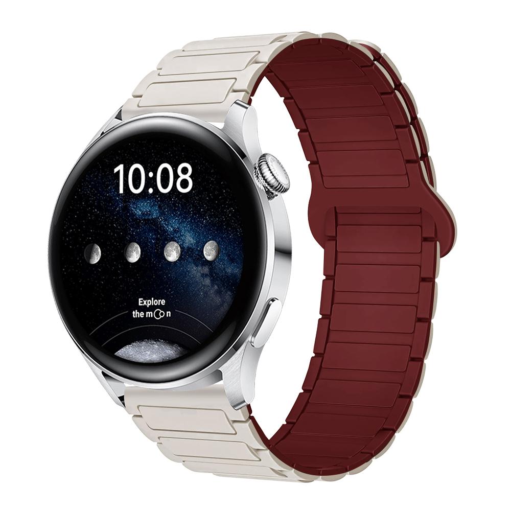 Bracelet Magnétique 18mm 20mm 22mm pour Samsung Galaxy Watch 7 6 5 4 40mm 44mm 5Pro 6Classic Bracelet en Silicone pour Huawei Watch GT5 GT5 Pro 46mm xiaomi