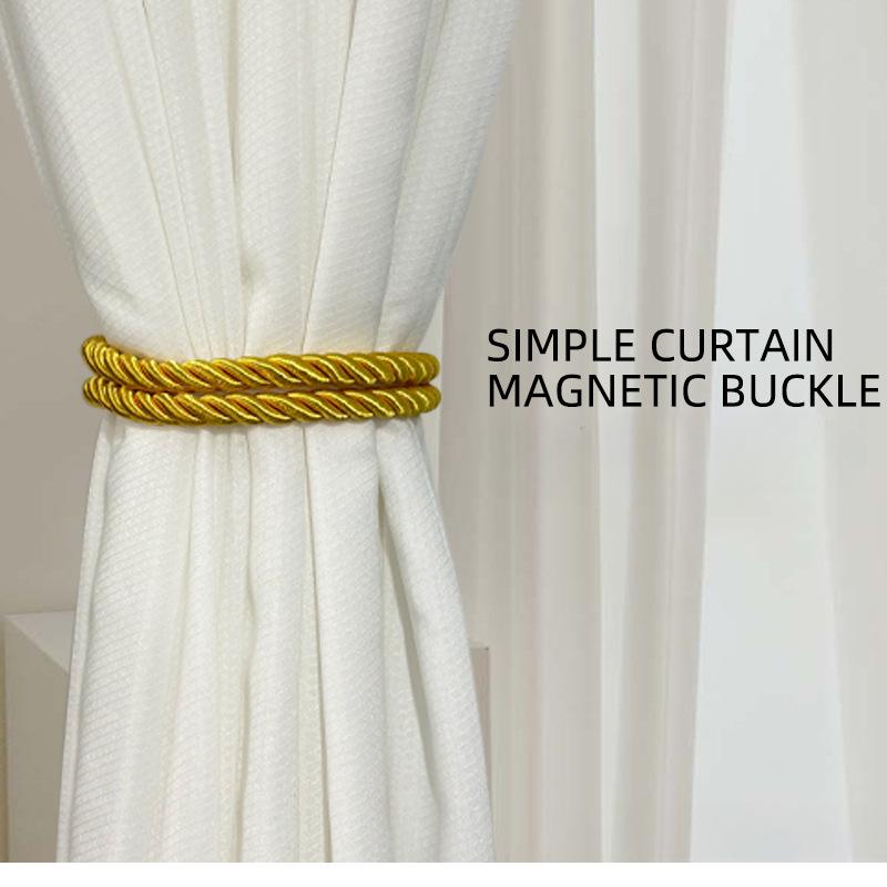 

Woven Curtain Straps Simple Twist Curtain Straps Binding Ropes 2pcs красный