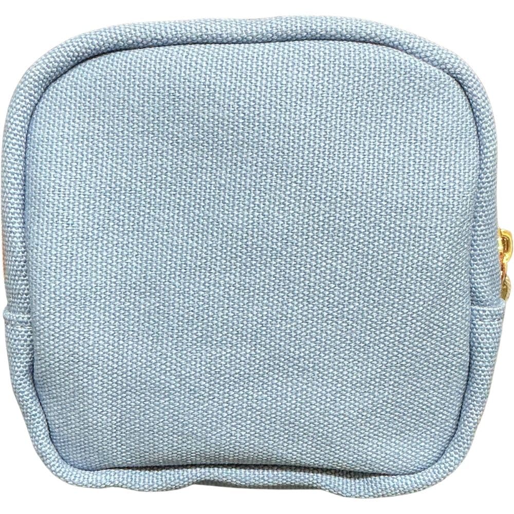Marimo Craft MIFY Colorful Sagara Series Double Zipper Pouch Colorful Sagara MIFY small item storage character W100 x H100 x Blue. pouch, blue.