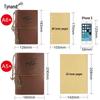 Korean Retro Loose-leaf Notebook: Creative Travel Diary with Pirate Ship Design