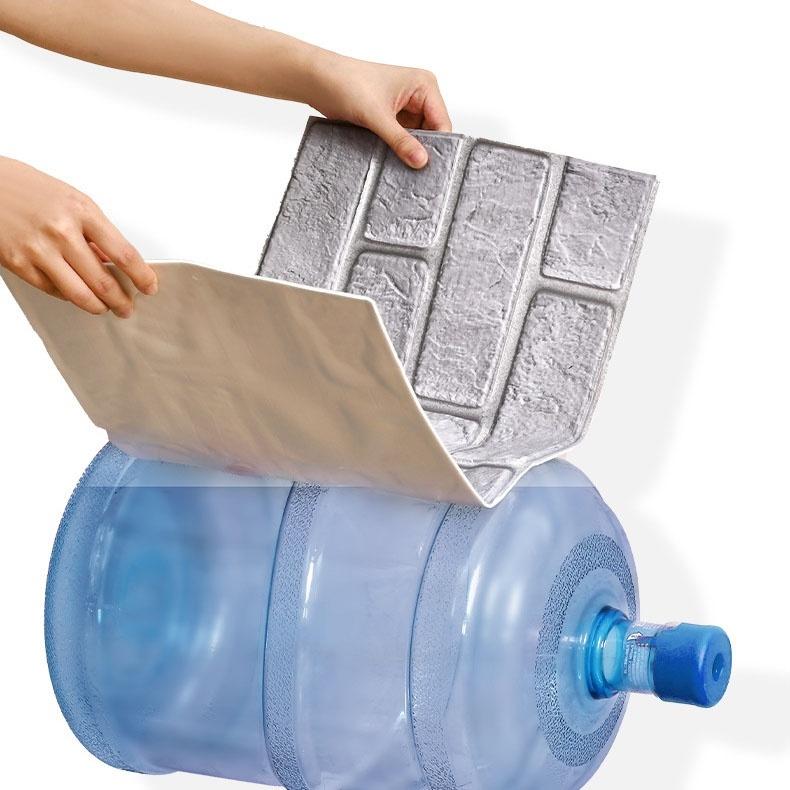 30*60cm 3D Brick Wall Stickers Self Adhesive Waterproof Foam Wallpaper Panel for Living Room Bedroom Kitchen Decor Home Improvement