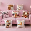 Creative Spooky Festive Art HHalloween Prints Cushion Cover Pillow Case Soft Skin Friendly Fabric  Concealed Zipper