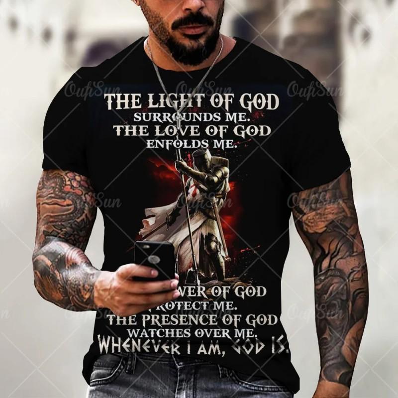 Mens Loose Fit Short Sleeve Crew Neck T-Shirt Streetwear Letter Print Casual Tee