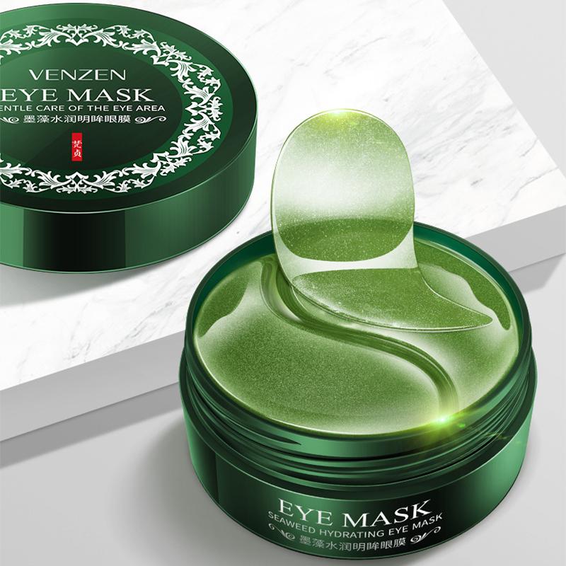 60pcs 24K Gold Seaweed Eye Mask Eye Patches Collagen Essence Skin Care Ageless Eye Patch