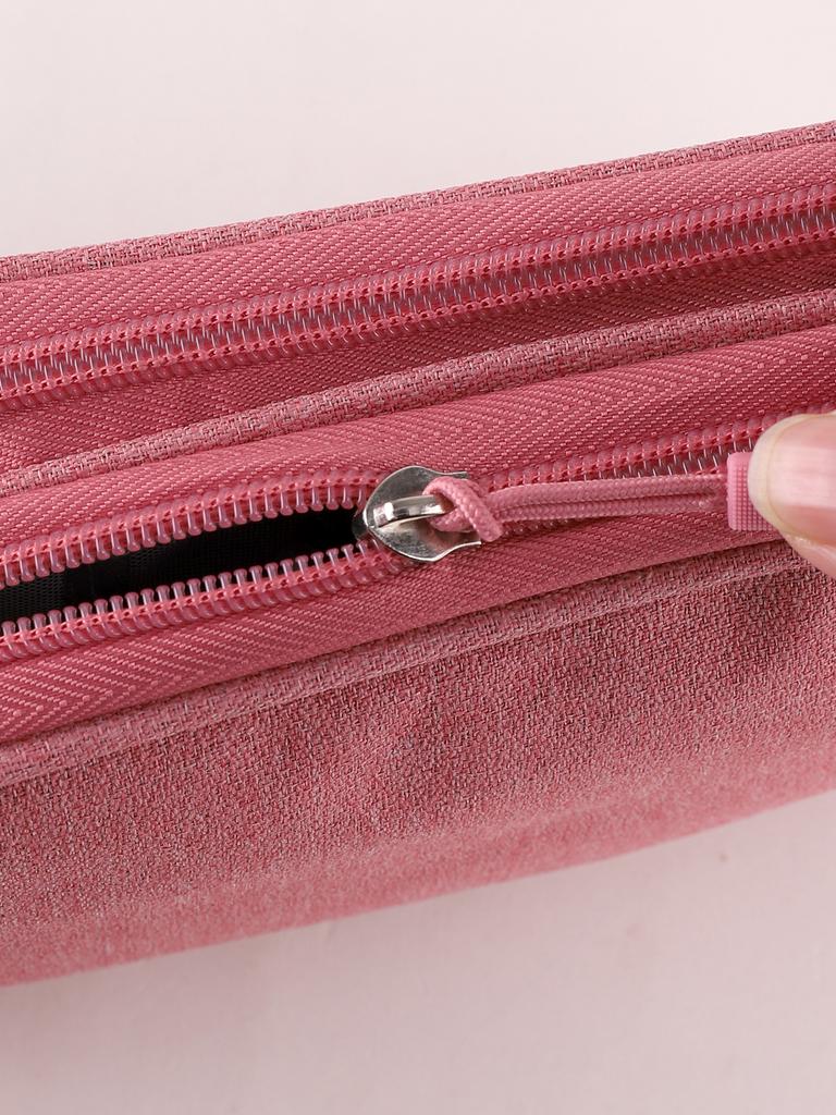 Single/Double Pencil Case Basic Style Large-Capacity Pencil Case Back-To-School Gift For Friends Stationery Box Pencil Case